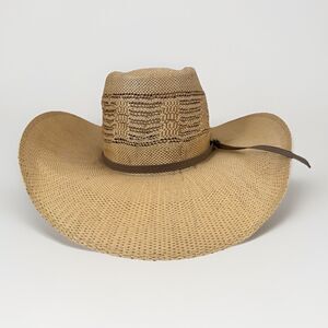 Tombstone Rodeo Cowboy Hat Straw Handcreased Sombrero 10x Size 7